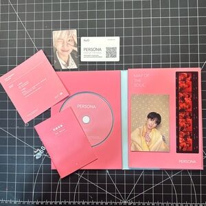 BTS Map of the Soul: PERSONA Version 03 Album Photocard Included & Folded Poster